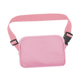 Maxbell Running Phone Pouch Crossbody Bag 19.5x14cm for Running Workout Nylon Fabric Pink