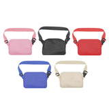 Maxbell Running Phone Pouch Crossbody Bag 19.5x14cm for Running Workout Nylon Fabric Pink
