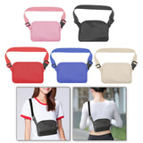 Maxbell Running Phone Pouch Crossbody Bag 19.5x14cm for Running Workout Nylon Fabric Pink