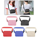 Maxbell Running Phone Pouch Crossbody Bag 19.5x14cm for Running Workout Nylon Fabric Pink