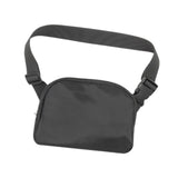 Maxbell Running Phone Pouch Crossbody Bag 19.5x14cm for Running Workout Nylon Fabric Black