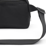 Maxbell Running Phone Pouch Crossbody Bag 19.5x14cm for Running Workout Nylon Fabric Black