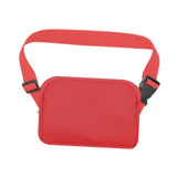 Maxbell Running Phone Pouch Crossbody Bag 19.5x14cm for Running Workout Nylon Fabric Red