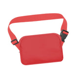 Maxbell Running Phone Pouch Crossbody Bag 19.5x14cm for Running Workout Nylon Fabric Red