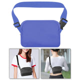 Maxbell Running Phone Pouch Crossbody Bag 19.5x14cm for Running Workout Nylon Fabric Blue