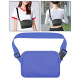 Maxbell Running Phone Pouch Crossbody Bag 19.5x14cm for Running Workout Nylon Fabric Blue
