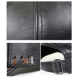 Maxbell Winter Warm Hat Cold Weather Men Sports Cap for Hiking Skateboard Motorcycle black