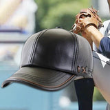 Maxbell Winter Warm Hat Cold Weather Men Sports Cap for Hiking Skateboard Motorcycle black