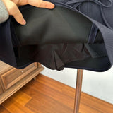 Maxbell Casual Short Skirt Bow Front A Line Skirt for Daily Wear Traveling Date Navy S