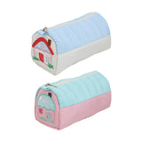 Maxbell Pencil Bag Lovely Zipper Multipurpose Pencil Case for Boys and Girls Present Pink