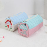 Maxbell Pencil Bag Lovely Zipper Multipurpose Pencil Case for Boys and Girls Present Pink