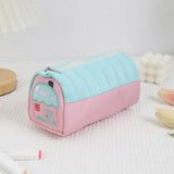 Maxbell Pencil Bag Lovely Zipper Multipurpose Pencil Case for Boys and Girls Present Pink