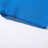 Maxbell 2Pcs Women Knitted Shorts Set Outfits Stylish Crochet Tube Crop Tops S