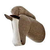 Maxbell 3D Animal Head Wall Decor Christmas Gift Dorm Stuffed Animal Head Wall Mount Horse 22X24CM