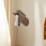 Maxbell 3D Animal Head Wall Decor Christmas Gift Dorm Stuffed Animal Head Wall Mount Horse 22X24CM