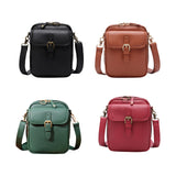 Maxbell Shoulder Bag Double Zipper Unisex Versatile Crossbody Bag for Women Men Work black