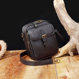 Maxbell Shoulder Bag Double Zipper Unisex Versatile Crossbody Bag for Women Men Work black