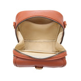 Maxbell Shoulder Bag Double Zipper Unisex Versatile Crossbody Bag for Women Men Work brown