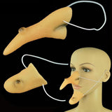Maxbell Witch Fake Nose and Chin Cosplay Face Part for Halloween Carnival Stage Show