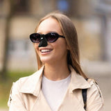 Maxbell Sunglasses Nose Cover Patch Fashionable Protector Summer Nose Sun Protect Pad Black