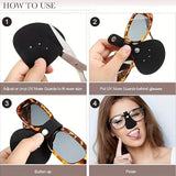 Maxbell Sunglasses Nose Cover Patch Fashionable Protector Summer Nose Sun Protect Pad Black