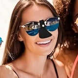 Maxbell Sunglasses Nose Cover Patch Fashionable Protector Summer Nose Sun Protect Pad Black