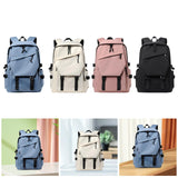 Maxbell Student Backpack Middle School Chic College Rucksack for School Daily Travel Blue