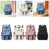 Maxbell Student Backpack Middle School Chic College Rucksack for School Daily Travel Blue