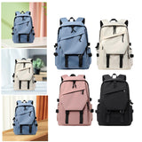 Maxbell Student Backpack Middle School Chic College Rucksack for School Daily Travel Blue