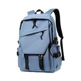 Maxbell Student Backpack Middle School Chic College Rucksack for School Daily Travel Blue