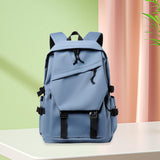 Maxbell Student Backpack Middle School Chic College Rucksack for School Daily Travel Blue