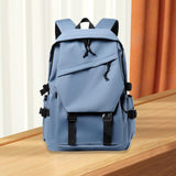 Maxbell Student Backpack Middle School Chic College Rucksack for School Daily Travel Blue