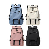 Maxbell Student Backpack Middle School Chic College Rucksack for School Daily Travel Blue