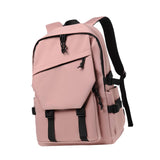 Maxbell Student Backpack Middle School Chic College Rucksack for School Daily Travel Pink