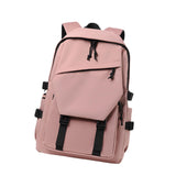 Maxbell Student Backpack Middle School Chic College Rucksack for School Daily Travel Pink