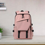Maxbell Student Backpack Middle School Chic College Rucksack for School Daily Travel Pink
