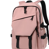 Maxbell Student Backpack Middle School Chic College Rucksack for School Daily Travel Pink