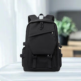 Maxbell Student Backpack Middle School Chic College Rucksack for School Daily Travel Black