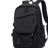 Maxbell Student Backpack Middle School Chic College Rucksack for School Daily Travel Black