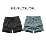 Maxbell Active Shorts Casual Beachwear Loose Fit Drawstring for Training Jogging Gym black M