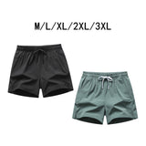 Maxbell Active Shorts Casual Beachwear Loose Fit Drawstring for Training Jogging Gym black M