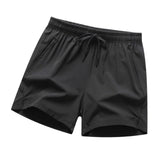 Maxbell Active Shorts Casual Beachwear Loose Fit Drawstring for Training Jogging Gym black XL