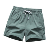 Maxbell Active Shorts Casual Beachwear Loose Fit Drawstring for Training Jogging Gym green 2XL