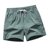 Maxbell Active Shorts Casual Beachwear Loose Fit Drawstring for Training Jogging Gym green 3XL