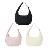 Maxbell Underarm Bag Multifunctional Leisure Shoulder Bag for Holiday Travel Working Black