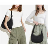 Maxbell Underarm Bag Multifunctional Leisure Shoulder Bag for Holiday Travel Working Black