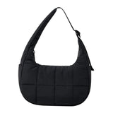 Maxbell Underarm Bag Multifunctional Leisure Shoulder Bag for Holiday Travel Working Black