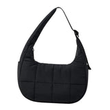 Maxbell Underarm Bag Multifunctional Leisure Shoulder Bag for Holiday Travel Working Black