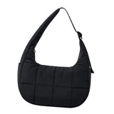Maxbell Underarm Bag Multifunctional Leisure Shoulder Bag for Holiday Travel Working Black