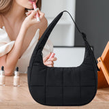 Maxbell Underarm Bag Multifunctional Leisure Shoulder Bag for Holiday Travel Working Black